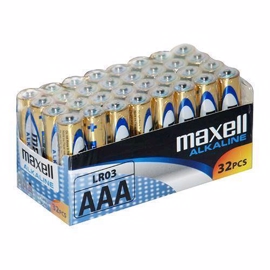 Maxell LR03/AAA alkaliska batterier (32 st)